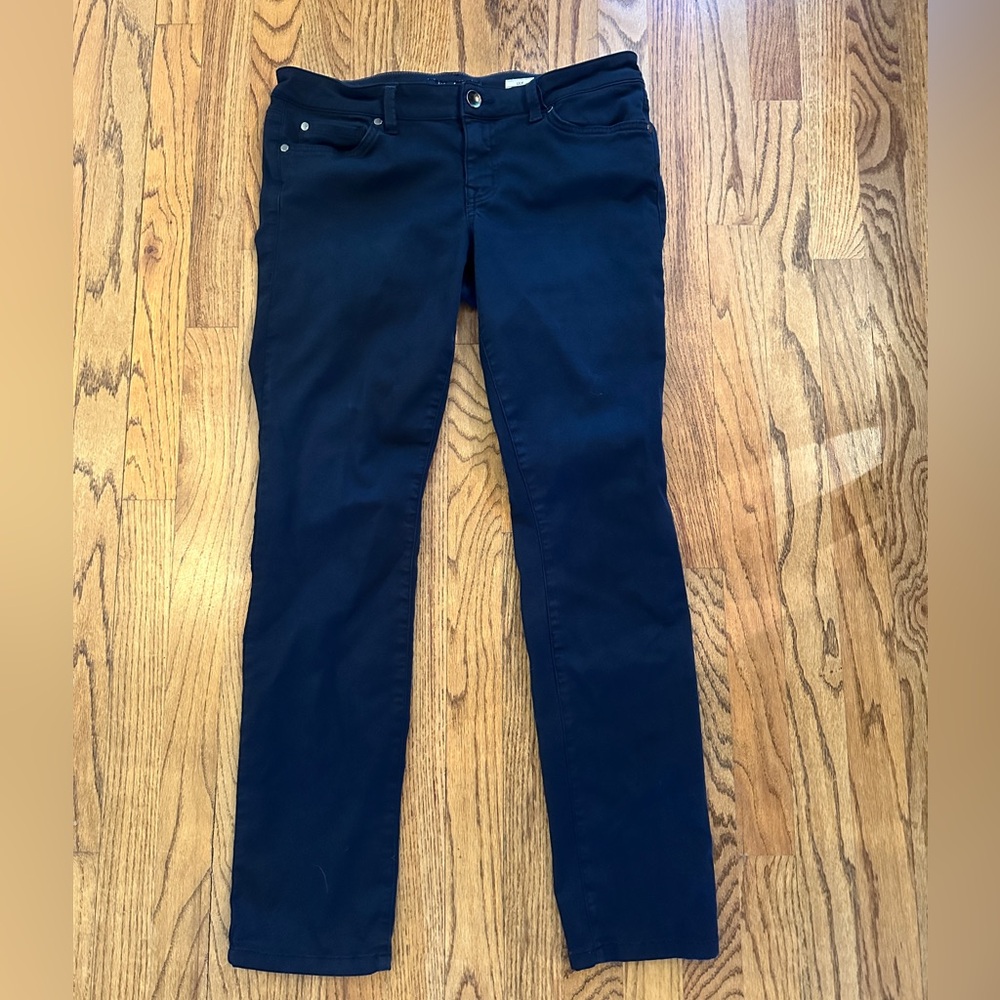 LEVEL 99 Lily Skinny Straight Leg Dark Wash Jeans Size 31 Trendy Style Chic